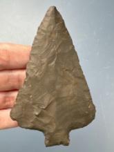 HIGHLIGHT 3 7/8" Esopus Chert Perkiomen, PAPER THIN, Found in New Jersey,