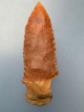 FINE 2 7/8" Stemmed Horse Creek Chert Point, Found in Alabama, Ex: Jim Spears