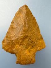 NICE 2 1/8" Jasper Perkiomen, Found in Berks Co., Pennsylvania, Ex: F. Flizack, T. Madeira