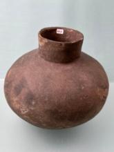 8" x 7" Mississippian Vessel, Found in Cross Co., Arkansas near the St Francis River, nick restored