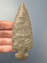 NICE 4 1/8" Dovetail Point, Kentucky, Dickey COA, Nice Example, Hornstone