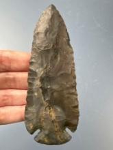4 1/2" Sonora Dovetail found in Kentucky, Restored Base, x1 Ear and 3/16" of tip, Davis COA