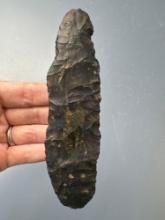 WOW 5 7/8" Coshocton Chert Knife Blade, Found in Hardin Co., Ohio, Finely Made