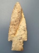 NICE 3 3/4" Burlington Chert Hardin Point, Found in Missouri