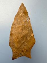 FINE 2 1/4" Jasper Susquehanna Broadpoint, Found in Lancaster Co., Pennsylvania Ex: Bowser,