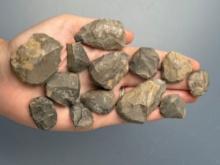 Lot of Onondaga Chert Scrapers, Found in Chautauqua Co., New York, Fine Examples!