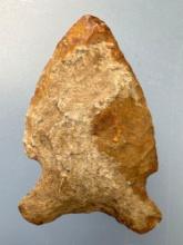 Nice 1 1/2" Rhyolite Hardaway Point, Found in Virginia