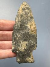 3 3/4" Argillite Hoovers Island Point, Found along the Lower Susquehanna River in Pennsylvania