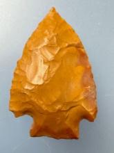 1 3/4" Jasper Stemmed Point, Found in New Jersey