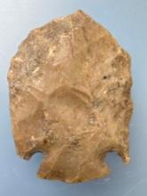 FINE 2 1/2" Williams- San Marcos Phase Point, Semi-Translucent, Found in Central Texas