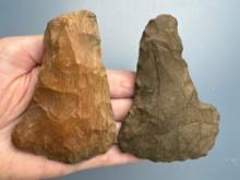 Pair of Fine Hoes, Found in Tennessee, Minimal Polish Noted, Longest is 4"