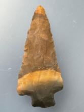 3" Stemmed Horse Creek Chert Point, Found in Hardin Co., Tennessee, Ex: Jim Spears