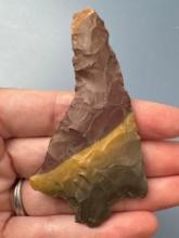 3 1/4" Pickwick, Horse Creek Chert, Anciently Reworked, Found in Lee Co., Mississippi