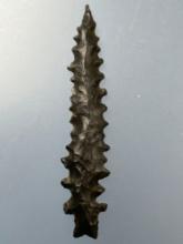 HIGHLIGHT 2 3/16" Stockton Point, Effigy, Found near Rogue River, Oregon, Partain COA, Fine Example!