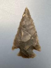 CADDO CACHE POINT 1 of 6, 1 1/16" Bird Point, Found in Bowie Co., Texas, Ex: Sam Johnson, Tom Davis