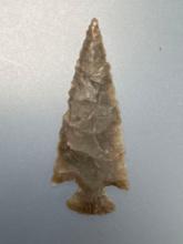 CADDO CACHE POINT 2 of 6, 1 3/16", Bird Point, Found in Bowie Co., Texas, Ex: Sam Johnson, Tom Davis