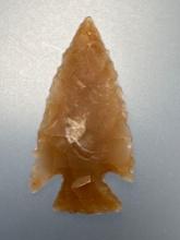 CADDO CACHE POINT 3 of 6, 1 1/8", Bird Point, Found in Bowie Co., Texas, Ex: Sam Johnson, Tom Davis