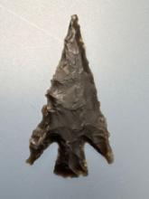 CADDO CACHE POINT 4 of 6, 1 1/16", Bird Point, Found in Bowie Co., Texas, Ex: Sam Johnson, Tom Davis