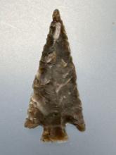 CADDO CACHE POINT 6 of 6, 1 1/8", Bird Point, Found in Bowie Co., Texas, Ex: Sam Johnson, Tom Davis