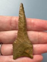WOW 2 5/8" River-Polished Meserve Drill, Found in Kay Co., Oklahoma Along Arkansas River by Terry Mi