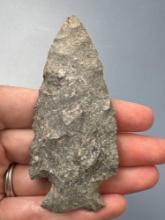 3 3/8" THIN Corner Notch Point, Found in Greenwood Co., Kansas by Terry Miller