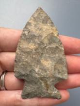 NICE 2 13/16" Corner Notch Point, Found in Greenwood Co., Kansas by Terry Miller
