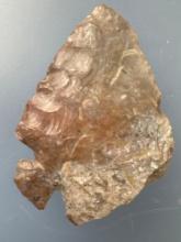 WOW 1 3/4" Corner Tang Knife, Ancient Damage to Back of Knife, Found in Greenwood Co., Kansas by Ter