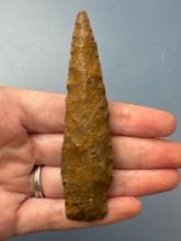 SUPERB 3 7/8" Jasper Bare Island Point, Found by Robert Godier in Vineland, New Jersey,