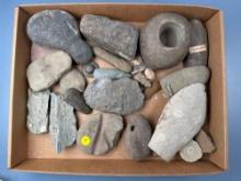 Lot of Various Stone Tools, Axes, Geofacts and More, New Jersey, Many Ex: Dorothy Middleton