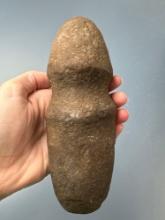 NICE 7 1/4" Full Groove Axe, Found in New Jersey, Raised Ridges Ex: Croteau Collection
