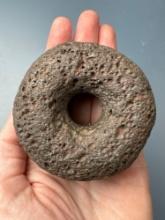 2 3/4" Diameter West Coast US "Donut Hole" Stone, Tool, Ex: Croteau Collection