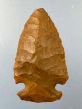 FINE 1 5/8" Jasper Dovetail Point, Found in Berks Co., Pennsylvania, Ex: Larry Kemmerer,