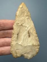 3 5/8" Beveled Haw River Blade, Found at the Howell Feed Dam in Indiana, Ex: Stanley Brzoski