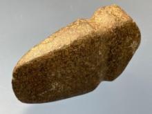 4" Hardstone Axe, Full Groove, Found in Sussex Co, Delaware, Ex: Vandergrift