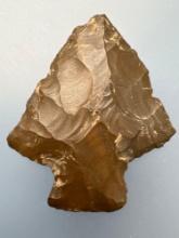 NICE 2" Chocolate Brown Jasper Perkiomen, Found in Berks Co., Pennsylvania, Ex: Ernie Hoppes,