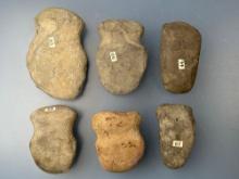 5 Axes and Celt, Longest is 5", Found in Sussex Co., Delaware, and Queen Annes Co., Maryland