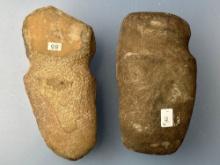 Pair of Fine Axes, Longest is 6 3/4", Found in Sussex Co., Delaware, Ex: Vandergrift