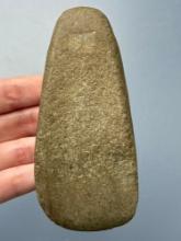 NICE 4 1/2" Gouge, Found in New York, Heavily Polished, Nice Condition Overall