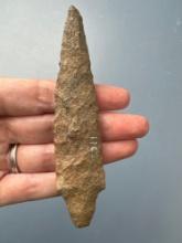 WOW 4 1/2" Multi-Colored Quartzite Poplar Island Point, Found in Lancaster Co., Pennsylvania