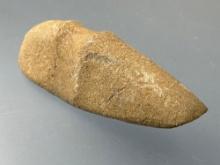 WOW 6 1/4" Grooved Humped Adze, Found in Durham, Connecticut on the Lone Pine Site