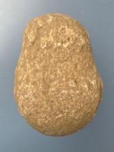 2 1/4" Grooved Bola Stone, Found in Durham, Connecticut on the Lone Pine Site