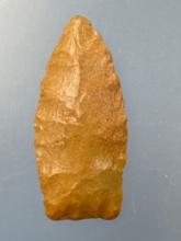 1 3/4" Midland Point, River Polish, Found in Greenwood Co., Kansas, by Terry Miller