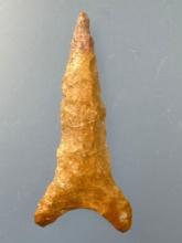 RARE 2 1/8" Dalton Drill, River Polish, Found in Greenwood Co., Kansas, by Terry Miller