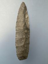 NICE 2 15/16" Paleo Lanceolate Point, Found in Ponca City, Kay Co., Oklahoma by Terry Miller
