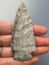 THIN 3 1/8" Corner Notch Point, Found in Ponca City, Kay Co., Oklahoma by Terry Miller
