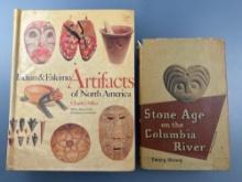 2 Books: Stone Age on the Columbia River, Indian and Eskimo Artifacts