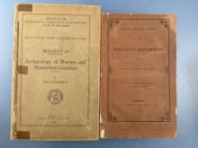 2 Books: 1838 Geological Explorations of Pennsylvania, 1917 Archaeology of Warren