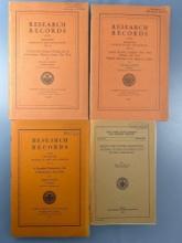 4 Booklets: 1955 Recent Discoveries Woodland Burial Cult-Ritchie, 1936, 48, 56, NY Research Records