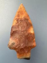 IMPRESSIVE 2 3/4" Horse Creek Chert Point, Pickwick, Serrated, Found in Alabama, Ex: Jim Spears