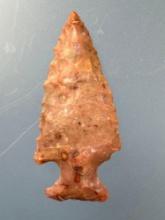 1 3/16" Edwards Birdpoint, Found in Ponca City, Oklahoma along Arkansas River by Terry Miller